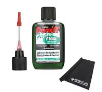 Caig DeoxIT F100L-L25C Faderlube - Limpiador de contacto para plástico + paño de microfibra keepdrum
