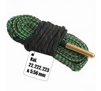 CAIHINIER Hilo limpiador de cañones para rifles calibre .22, .223 y 5.56 mm - Kit de limpieza eficaz para pistolas, rifles y escopetas - Solución de limpieza reutilizable y portátil