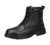 CaiHmnsa Botas De Punta De Acero Para Hombres Zapatos De Seguridad Impermeables Zapatos De Trabajo Ligeros Transpirables Eu 35-46 Negro