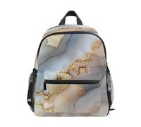 Caihoyu bonita mochila infantil niño/niña bolsa de pañales impermeable mochila con correa para el pecho mármol beige gris, mármol beige gris, pequeña, Mármol beige gris, S