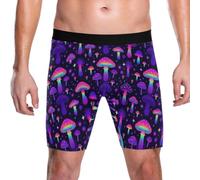 Caihoyu Calzoncillos tipo bóxer para hombre, varios tamaños, suaves, talla S, Y2K, grunge, gótico, calavera, Mushroom Magic, Small