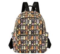 Caihoyu Mochila de dos tamaños para gatos de Pascua, huevos de conejo, S, Huevos de conejo con gatos de Pascua, Medium, Casual