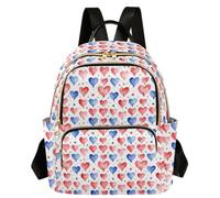 Caihoyu Mochila de moda con múltiples bolsillos, bandera de Estados Unidos, corazón S, Bandera de EE. UU., Small, Casual