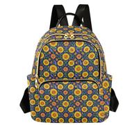 Caihoyu Mochila de moda de dos tamaños Bird William Morris S, Bird William Morris, Small, Casual