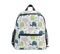 Caihoyu mochila escolar para niños adolescentes niños linda bolsa de pañales mochila con correa para el pecho dinosaurios lindos sin costuras, dinosaurios lindos sin costuras, pequeña, Dinosaurios