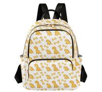 Caihoyu Mochila estampada con 3 bolsillos con cremallera, lindo y divertido tiranosaurio, talla S, Bonito tiranosaurio divertido, Small, Casual