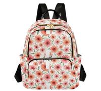 Caihoyu Mochila estampada de dos tamaños con diseño de cruz cristiana preppy floral, talla S, Christian Cross Preppy Floral, Medium, Casual