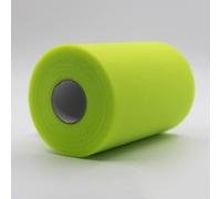 CaiiBtntgb 91m x 15 cm! Rollo de Tul con Carrete de Tela para scrafts, Decoraciones, tutú, Bodas, Disfraces, Faldas, Fiestas, Regalo, Arco, Baby Shower, (Verde Fruta)