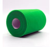 CaiiBtntgb 91m x 15 cm! Rollo de Tul con Carrete de Tela para scrafts, Decoraciones, tutú, Bodas, Disfraces, Faldas, Fiestas, Regalo, Arco, Baby Shower, (Verde Hierba)