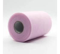 CaiiBtntgb 91m x 15 cm! Rollo de Tul con Carrete de Tela para scrafts, Decoraciones, tutú, Bodas, Disfraces, Faldas, Fiestas, Regalo, Arco, Baby Shower, (Pálido)