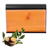 CAIJ Ambientador para coche, difusor de aroma de madera en estilo de tarjeta, cerezo, madera de teca