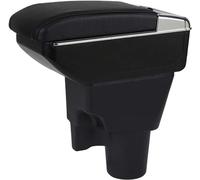 Caijiax Reposabrazos de Coche para Ford Fiesta 2003-2008, Caja Doble Espacio Almacenamiento Utilizable para Soporte Codo.