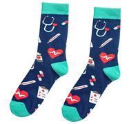 CAIKAILIOR Calcetines Unisex con Temática de Hospital,Algodón Suaves Y Transpirables,Calcetines Divertidos para Pantorrilla,Regalos para Hombres y Mujeres,Adatto a Tutte Le Rtà,Uomini e Donne