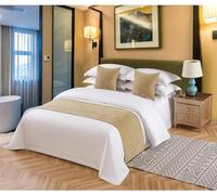 Caikbms Bufanda Cama Sólida, Corredor Cama, Ropa Cama, Bufanda, Protección para Hotel, Casa Huéspedes, Complejos Turísticos, Dormitorio E,1.8m