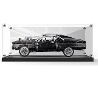 Caikbms Caja Exhibición Acrílica Compatible con Le-Go 42111 Warhorse Speed and Furious, Vitrina Transparente Prueba Polvo para Modelos Coleccionables (Solo Vitrina) B,3mm