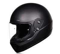 Caikbms Casco Integral Motocicleta Vintage, Casco Todoterreno con Certificación ECE para Ciclomotor Cruiser Chopper Street Bike Cafe Racer A,Large