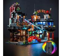 Caikbms Juego Luces para Le-go City Bazaar 71799. Kit Luces LED Compatible con Le-go 71799 (Bloque Modelo no Incluido). B