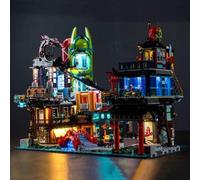 Caikbms Juego Luces para Le-go City Bazaar 71799. Kit Luces LED Compatible con Le-go 71799 (Bloque Modelo no Incluido). A