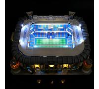 Caikbms Kit Luces LED Compatible con Le-go 10299 Estadio Bernabéu Estadio Local del Real Madrid La Liga, Iluminación con Mando Distancia LED (Solo Luces, No Modelos) A