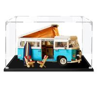 Caikbms Vitrina Acrílica Compatible con Autobús Camping Le-Go 10279 T2. Vitrina Prueba Polvo para Modelos Coleccionables (Solo Vitrina). B,2mm