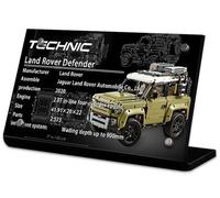 Caikbms Vitrina Acrílica Compatible con El Modelo Todoterreno Le-Go 42110, con Cubierta Antipolvo Transparente Y Luminosa (Solo Vitrina Fondo). A