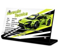 Caikbms Vitrina Acrílica Compatible con Grupo Mecánico Carreras Le-Go 42161. Caja Acrílico Transparente Prueba Polvo para Ensamblar, Ideal para Coleccionables (Modelo No Incluido). A,5mm