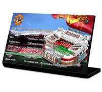 Caikbms Vitrina Acrílica Compatible con Le-Go 10272 Old Trafford Manchester United (Solo Vitrina De Fondo) A