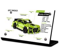 Caikbms Vitrina Acrílica Compatible con Le-Go 42138 GT500, Caja Acrílico Transparente Prueba Polvo para Ensamblar, Juguetes Coleccionables (Modelo No Incluido). A,5mm