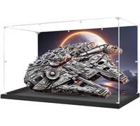 Caikbms Vitrina Acrílica Compatible con Le-go Ultimate Millennium Falcon Modelo 75192, Caja Almacenamiento Anti-UV Prueba Polvo A