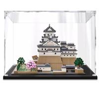 Caikbms Vitrina Acrílica Compatible con Lego 21060 Castillo Himeji Mar Flores, Vitrina Prueba Polvo, Vitrina Transparente Y Gruesa con Protección UV (NO Incluida En El Modelo) B,3mm