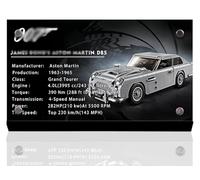 Caikbms Vitrina Acrílica Compatible con Modelo Coche Le-Go 10262. Caja Almacenamiento Exhibición Acrílica Prueba Polvo, Transparente, para Juguetes Coleccionables (Modelo No Incluido). A,5mm