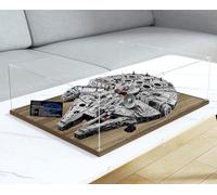 Caikbms Vitrina Acrílico Compatible con Le-go 75192 Millennium Falcon, Caja Exhibición Transparente Prueba Polvo (Solo Vitrina) A,3mm