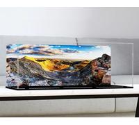 Caikbms Vitrina Acrílico Compatible con Modelo Camión Le-go 42175 Y Excavadora Green Power, Vitrina Prueba Polvo para Coleccionables (Modelo Le-go No Incluido) A,2mm