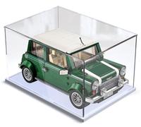 Caikbms Vitrina Acrílico Compatible Modelo Coche Le-Go 10242, Minimodelo Retro, Caja Almacenamiento Exhibición Acrílico Prueba Polvo, Juguetes Coleccionables Transparentes (Modelo No Incluido). C,3mm