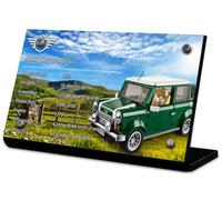 Caikbms Vitrina Acrílico Compatible Modelo Coche Le-Go 10242, Minimodelo Retro, Caja Almacenamiento Exhibición Acrílico Prueba Polvo, Juguetes Coleccionables Transparentes (Modelo No Incluido). A,5mm