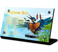 Caikbms Vitrina Compatible con Le-Go 10331 Kingfisher, Vitrina Acrílico para Juego Construcción (Modelo No Incluido) A,5mm