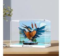 Caikbms Vitrina Compatible con Le-Go 10331 Kingfisher, Vitrina Acrílico para Juego Construcción (Modelo No Incluido) C,3mm