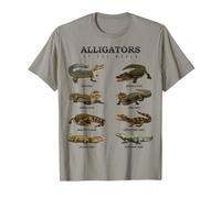 Caimanes del Mundo Camisa Especies de Cocodrilo Global Camiseta