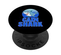 Cain Shark Family Reunion Squad Primer Apellido PopSockets PopGrip Adhesivo