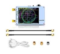 CAINV Analizador de Red Vectorial VNA 50KHz-900MHz Pantalla táctil Digital Onda Corta MF HF VHF UHF Analizador de Antena Onda estacionaria Comprobador de Red LAN Interna