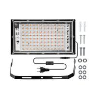 CAINV Lámpara hidropónica Led for Cultivo de Plantas, Espectro Completo, luz LED Phytolamps, Semillas Invernadero, iluminación for Flores, 50W, 100W para siembra en Interior(100W)