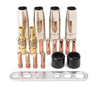 CAIONPLE 19 piezas de soporte de puntas para soldadura mig soldadura semiautomática herramienta para soldadura 15AK