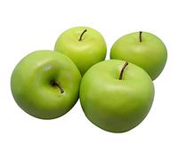 CAIONPLE 4 piezas de fruta grande de manzana verde