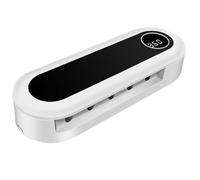 CAIONPLE de Cepillos Dientes, y Soporte UV para Cepillos Dientes,5 Ranuras para Cepillos de Dientes, Cepillos Dientes Inalámbrico Montado en Pared