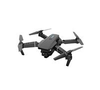 CAIONPLE E88 WiFi FPV Drón con Gran Angular 4K HD Cámara Dual Plegable Retención de Altitud RC Quadcopter Drones Intermedio Negro