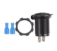 CAIONPLE Enchufe de Encendedor de Cigarrillos para Coche de 12V a Prueba de Agua Cargador USB Adaptador de Corriente Salida SM