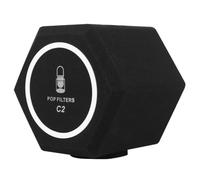 CAIONPLE Filtro de micrófono C2 para micrófono, filtro acústico para estudios de grabación, micrófono, espuma absorbente de sonido, bola de aislamiento de voz