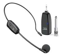 CAIONPLE Micrófono inalámbrico para amplificador de voz Auriculares inalámbricos Micrófono inalámbrico Auriculares de micrófono inalámbrico para la enseñanza
