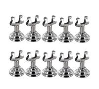 CAIONPLE Mini soporte de menús para letreros - Paquete de soportes para números de mesa para bodas en restaurantes, cafeterías y pastelerías