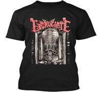 CAIQI NWT Excruciate Passage of Life Sweden Death Metal Band Art Logo T Shirt Black L